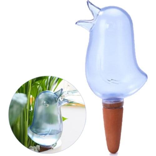 Bird Shape Clear Plant Waterer Self Watering Device Houseplant Watering Bulb Automatic Drip Irrigation Watering System