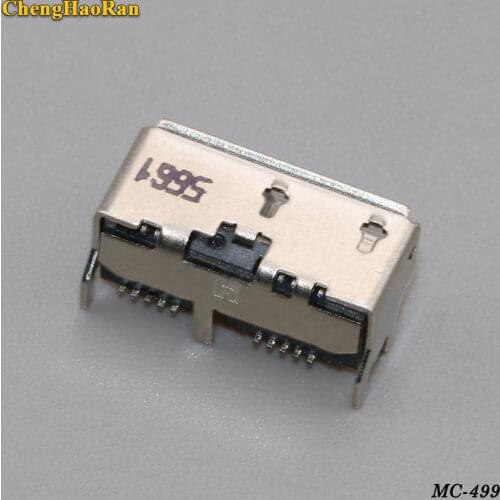 ChengHaoRan Micro USB 3.0 Jack Socket Connector for Samsung Toshiba Western Digital Hard drive etc 10pin USB Port H5.2