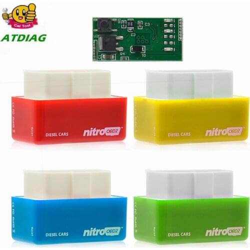 Nitro OBD2 ECOOBD2 15% Fuel Save More Power ECU Chip Tuning Box NitroOBD2 Eco OBD2 For Diesel Benzine Gasoline Car Plug&Driver