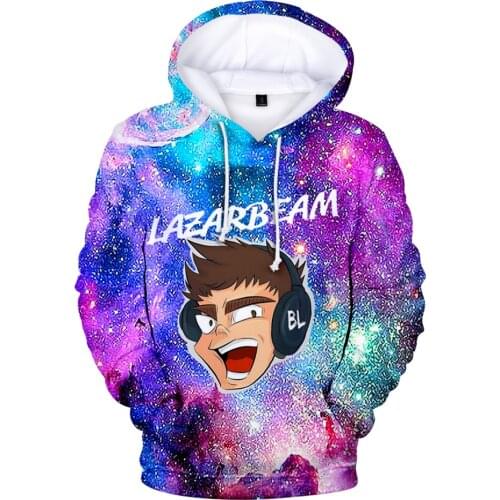 LazarBeam 3D Print Hoodie Fashion Fall Winer Suit Hoodies Sportswear Kids Hooded Youthful HIP HOP Streetwear Women/Men hooded