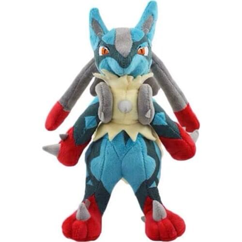 Pokemon Super Evolution Edition Lucario Plush Toys for Children 25-30cm Pokemon Figure Lucario Stuffedt Toys Peluches Dolls Gift