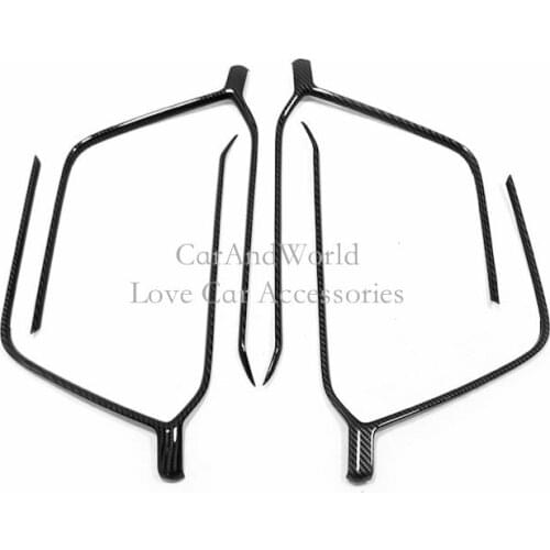 For Toyota RAV4 2019-2021 Interior Moulding Door Lift Armrest Decorative Door Bowl Strip Trims Cover ABS Plastic Car Accessories