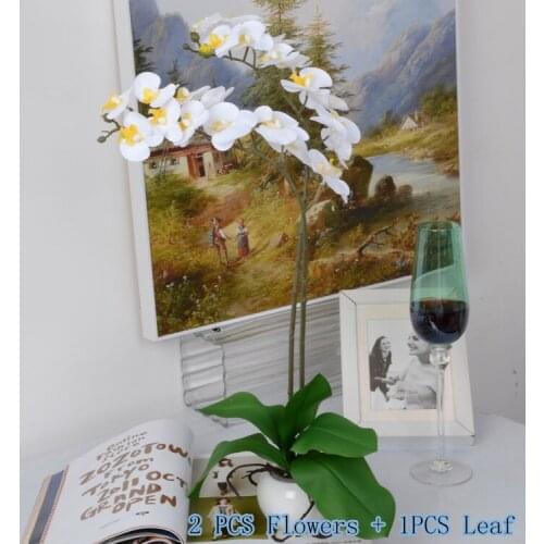 Phalaenopsis Artificial flower 58cm 12heads EVA silk flower decoration flower for wedding home