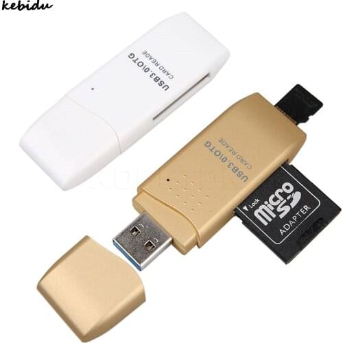 Kebidu Hot All in 1 USB 3.0 Multi Memory Card Reader Adapter Universal Micro SD SDXC TF Card OTG Card Reader Flash Memory