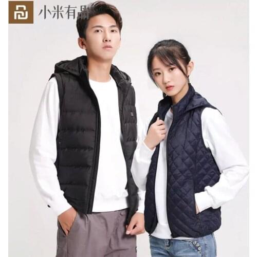 Hot Youpin PMA Jacket Sleeveless Vest Cool Easy Graphene Heating Men women 3-Speed Temperature Control Windproof And Waterproof