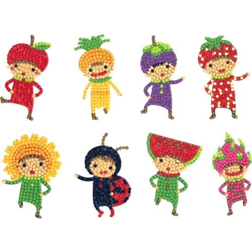 Cute Cartoon Mini Pattern DIY Diamond Painting Stickers Diamond Embroidery Cross Stitch Home Decoration Children Gift Art Crafts