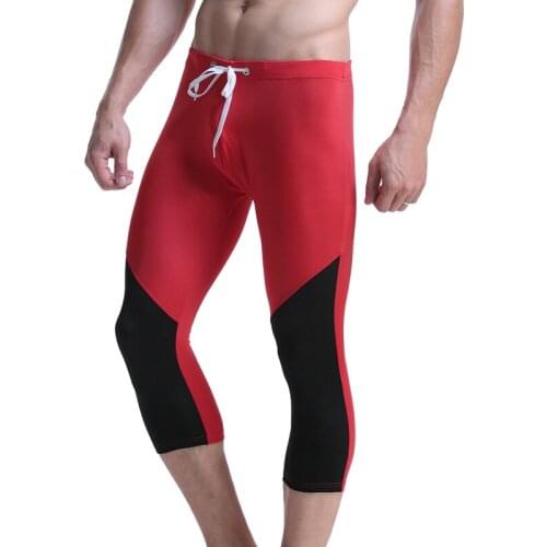 Mens Bodybuilding Trunks Cloth Swimming Pool Sports Leisure Pants Body Shaping Shorts Men Bodysuit Sexy Shaper