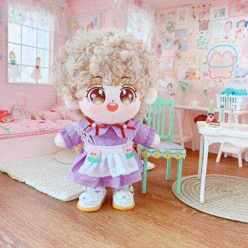 [MYKPOP]KPOP Dolls Clothes - Dress 2pcs Set for 20cm Dolls(without doll) Fans Collection SC21052612