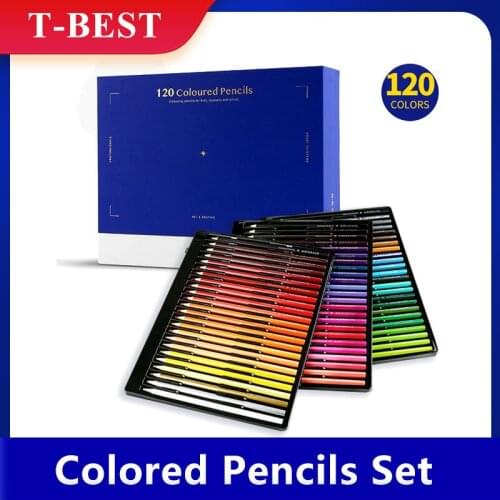 72/120/160 Colored Pencils Set for Students Children Adults Artists Oil Art Color Pencils for Drawing Sketching Painting