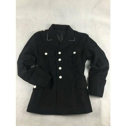 WWII GERMAN ARMY 1932 M32 STYLE RETRO BLACK WOOL TUNIC WW2 Military Uniform War Reenactments 5605101