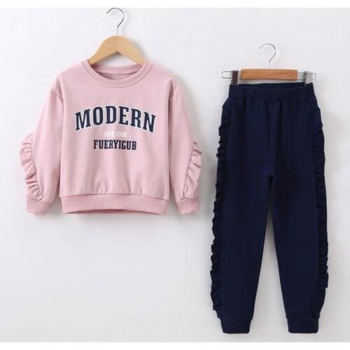 Children Clothing 2020 Spring Autumn Teens Girls Clothes Kids Casual ToP Pants Sport Outfit Suit Girls Clothing Sets
