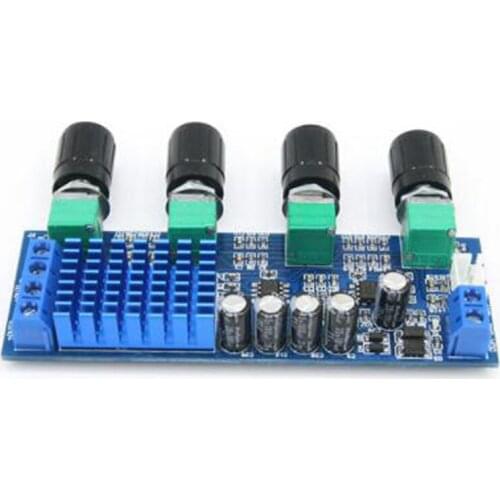 80W×2 12-24V Digital Power Amplifier Board TPA3116D2 Audio Amplifier Board High Power Tone Board Op Amp