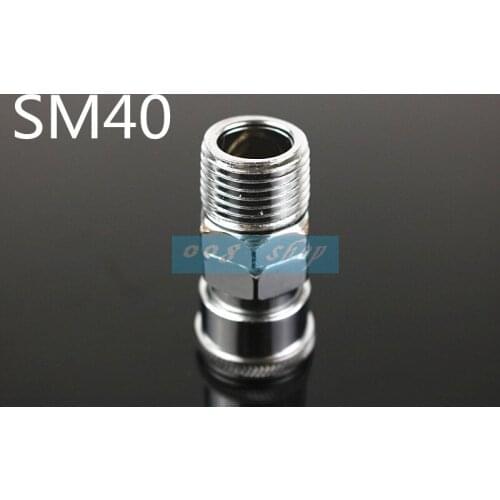 SM40 1/2''PT Pneumatic Air Compressor Hose Quick Coupler Plug Socket Connector 20MM