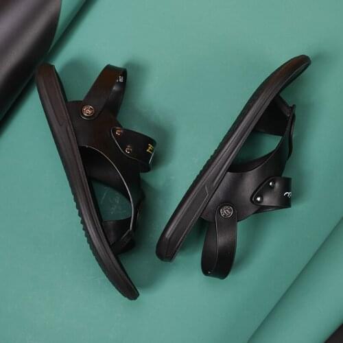 Sandalen Herren Sandals Men Beach Work Sandale Homme Cuir Sandalia Masculino Sandalias Hombre Cuero Leather Summer