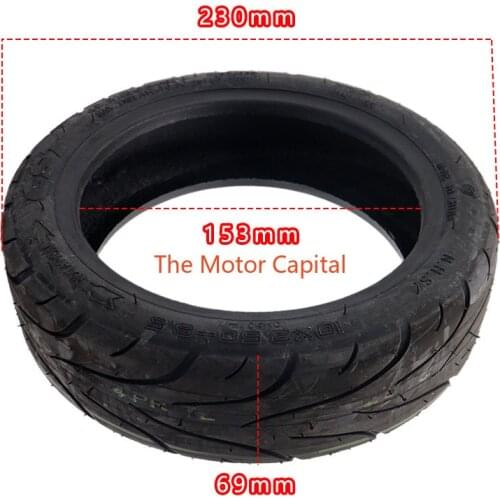 10x2.50-6.5 Tubeless Tyre 10 Inch Vacuum Wheel Tire for Electric Scooter Accessories