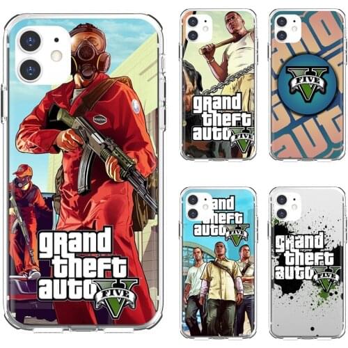Gta-grand-theft-auto-5-san-andreas For Xiaomi poco X3 nfc F2 Pro M3 Mi 5X 6X Max Mix 1 2 2S 3 Mi5 Mi6 Mi3 Mi4 Silicone Case