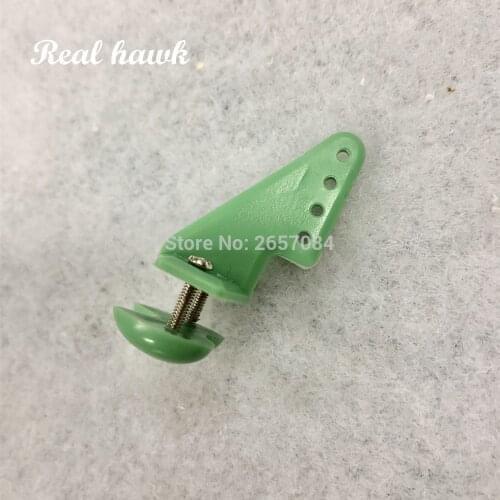 10 Sets/lot 6 color With M2x10mm Screw POM Pin Horns 20x27 4hole L20xH27 RC Airplanes Electric Planes For Aeromodelling RC parts