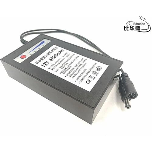 12V 6800mah lithium battery Rechargeable DC battery polymer batteria For monitor motor LED light outdoor spare Battery