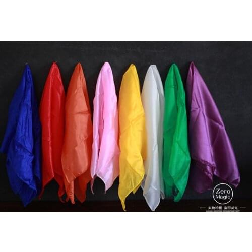 30*30cm Colorful Silk Scarf Magic Tricks Learning & education Magic silk for close up magic prop,gimmicks,props