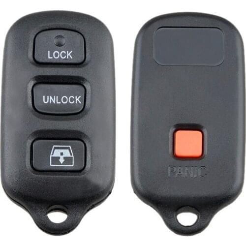 4 Buttons Car Keyless Key Fob Case Shell Replacement Remote Cover Car Key Accessories Fit for TOYOTA 4Runner Camry