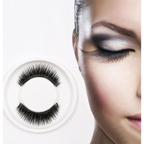 4Pcs Double Magnet False Eyelashes Women 3D Natural Long Soft Lashes Extension pestañas magneticas ресницы для наращивания