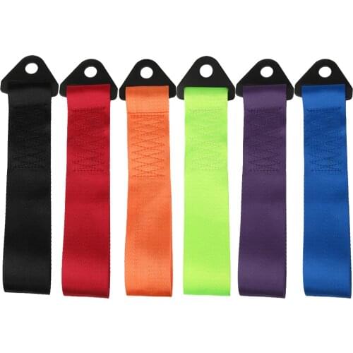 Racing Car Emergency Tow Rope Trailer Pull Strap For Auto Front Bumper Towbar