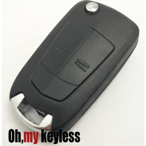 Car keys for opel astra Zafira Insignia Holden flip remote control key shell fob cover 2 button