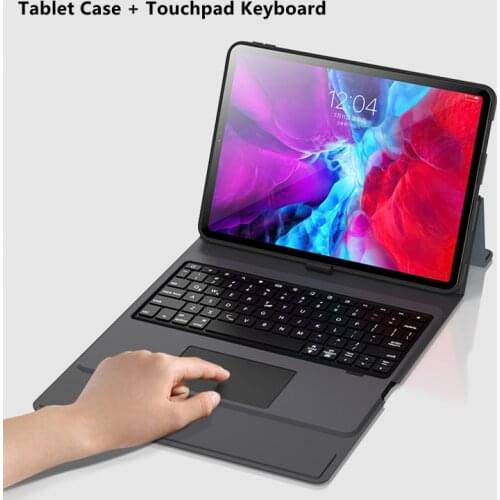 Tablet Wireless Keyboard for iPad Pro 12 9 Case 2021 Teclado Touchpad Keyboard Mouse for iPad Pro 12.9 2021 2020 2018