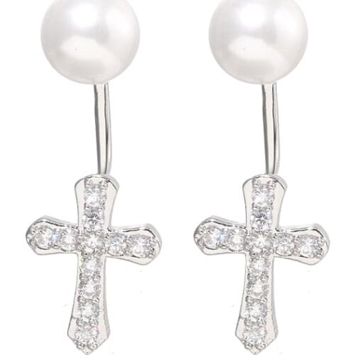 Bettyue New Fashion Ingenious Design Earring With Shiny Pearl Wedding Party Charming Jewelry For Female Cute Zirconia Ornament