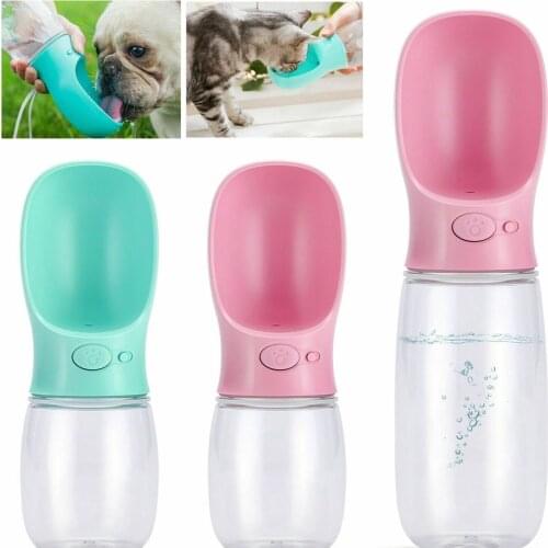 Pet Dog Water Bottle Portable Drinking Bowl Feeder Gourd Cup Waterer for Dog Cat Outdoor Travel Leak Proof Puppy Pet Accessories