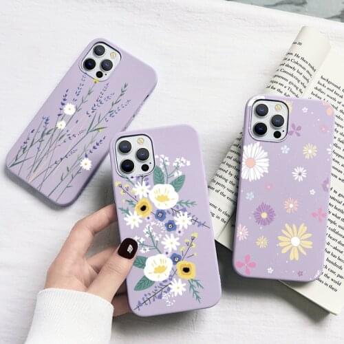 For Samsung Galaxy A50 A21S A32 A52 A72 A12 A31 A41 A51 A70 A71 A82 A22 S21 S8 S9 S10 S20 FE Plus Ultra Flower Soft Case Cover