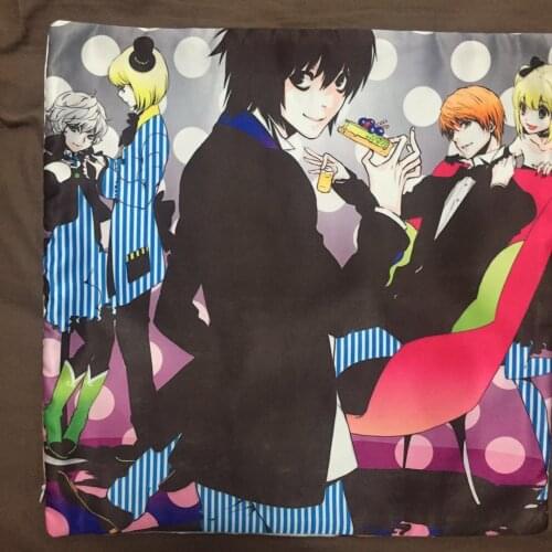 Anime Death Note L Lawliet two sided Pillow cushion Case Throw pillowcase Cushion Cover Cosplay Gift Hot 0129