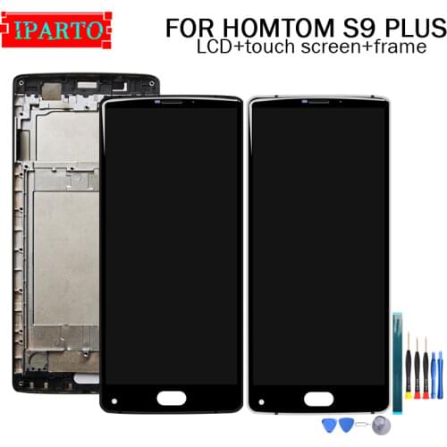HOMTOM S9 PLUS LCD Display+Touch Screen Digitizer +Frame Assembly 100% Original LCD+Touch Digitizer for HOMTOM S9 PLUS