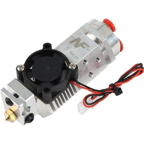 12/24V e3d V6 nozzle NF THC-01 Hotend Kit 3 in 1 out Multi-color Remote Extruder 3010 cooling fan For Titan bulldog 3d printer