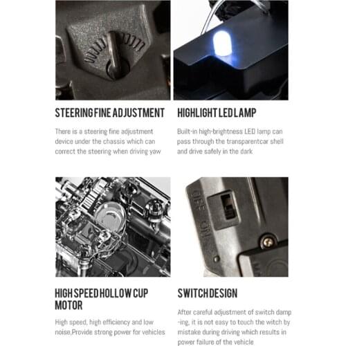 1:32 Scale 2.4GHz Racing RC Mini High Speed Car Radio Control Smart Mini Car with Remote Controller Electric RC Model