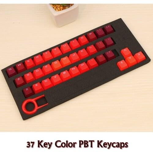 37 Piece DIY PBT Backlit Mechanical Keyboard Keycap Top Printed Personality Mechanical Keyboard Keycap