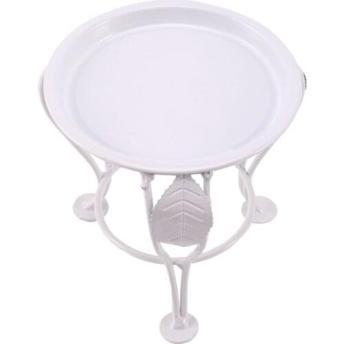 Iron Small Pot Stand Flower Stand Plants Stand Outdoor Indoor Succulent Pot Holder for Bedroom Garden