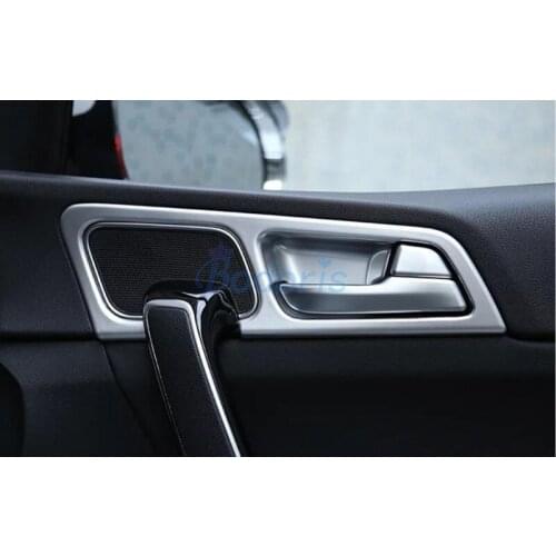 For Kia Sportage KX5 2016-2018 Door Handle Bowl Insert Trim Garnish Protector Panel Chrome Auto Accessories
