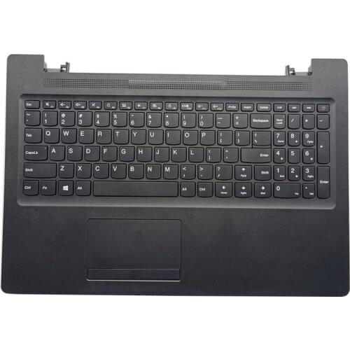 NEW for Lenovo Ideapad 110-15ACL 110-15AST 110-15IBR Laptop Palmrest Upper Case with Keyboard Touchpad/Bottom Case Black