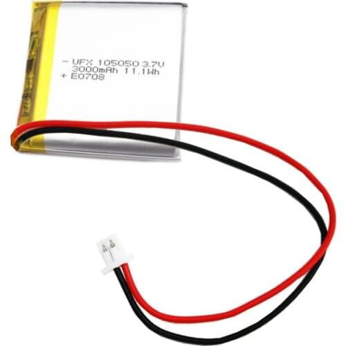 OCTelect 105050 3.7v 3000mAh lithium polymer battery camping lights night fishing lights alarm hand warmer