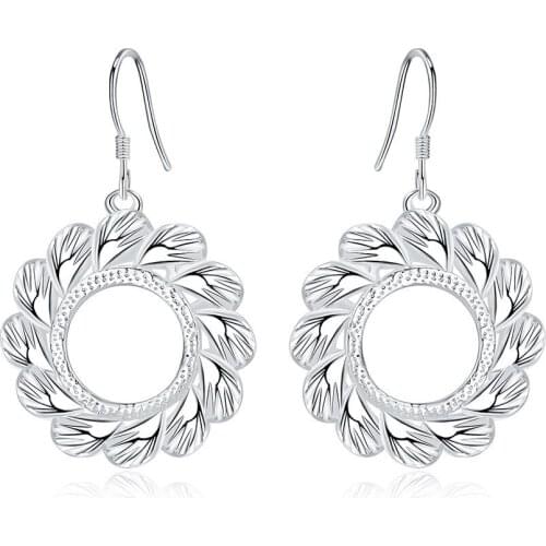 925 sterling silver temperament fashion wedding girls couple hot wheels earrings earrings wedding gifts jewelry