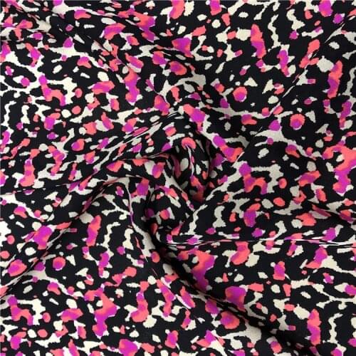1 Meter New Product Printed Silk Fabric, Jianhong Crepe Anti-Zou Free Care, High-end Fabric For Shirt Dress