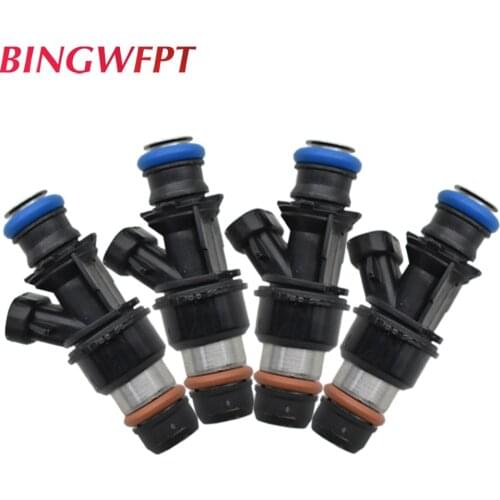 4PCS Fuel Injectors 25317628,17113698 For Chevrolet Cadillac For GMC Hummer Isuzu High Impedance Fuel Injector Nozzle