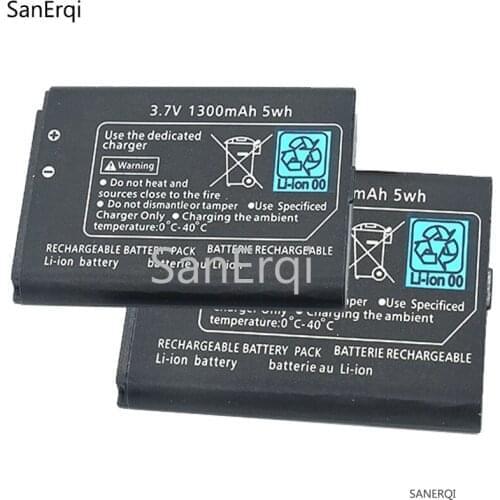 2000mAh 3.7V CTR-003 Rechargeable Lithium-ion Battery Pack for Nintendo 2DS 3DS Replacement battery