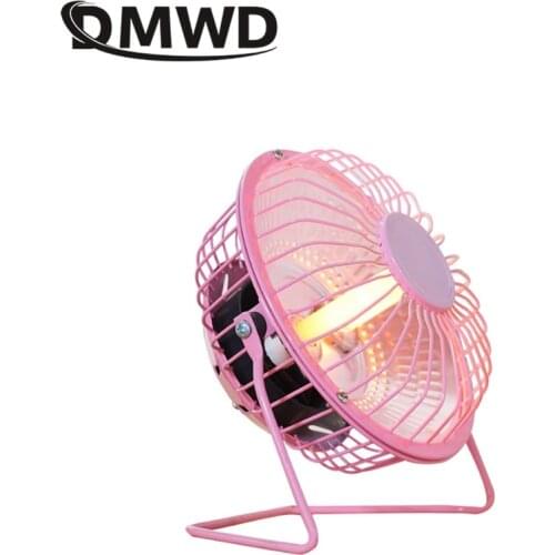 DMWD 400W Portable Heater Mini Electric Thermostat Air Warmer Home Heater Fan Handy Radiator Fast Heat Silent For Home Office