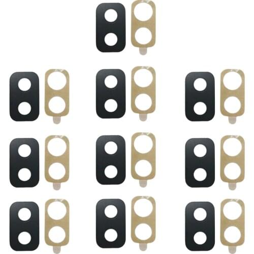 IPartsBuy 10 PCS Back Camera Lens for Galaxy J8, J810F/DS, J810Y/DS, J810G/DS