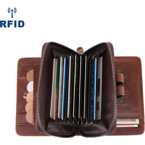 Genuine Leather Men Card Holder Coin Purse Wallets For Female High Quality Unisex Credit Card Holders Pillow Design Card Purse