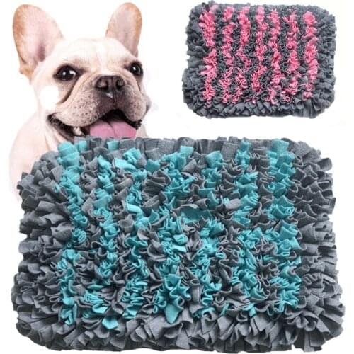 52x40cm Pet Dog Snuffle Mat Nose Smell Training Sniffing Pad Slow Feeding Bowl Food Dispenser Carpet Non-Slip Puzzle Toy