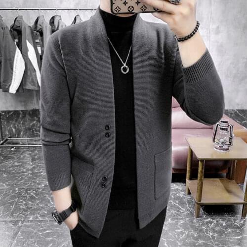 Lihahafang Men's Long Cardigans