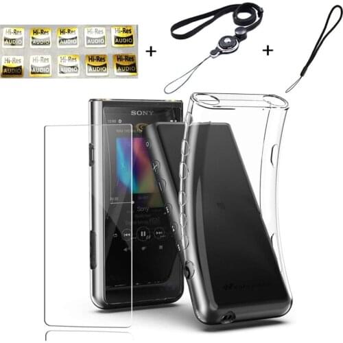 Soft Transparent TPU Protective Skin Case Cover For Sony Walkman NW-ZX505 ZX500 ZX507